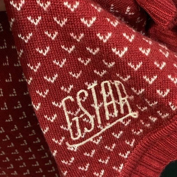 G STAR SNOW KNIT PONCHO | AZTEC PATTERNED | WARM | BOHEMIAN | BOHO - Picture 4 of 7